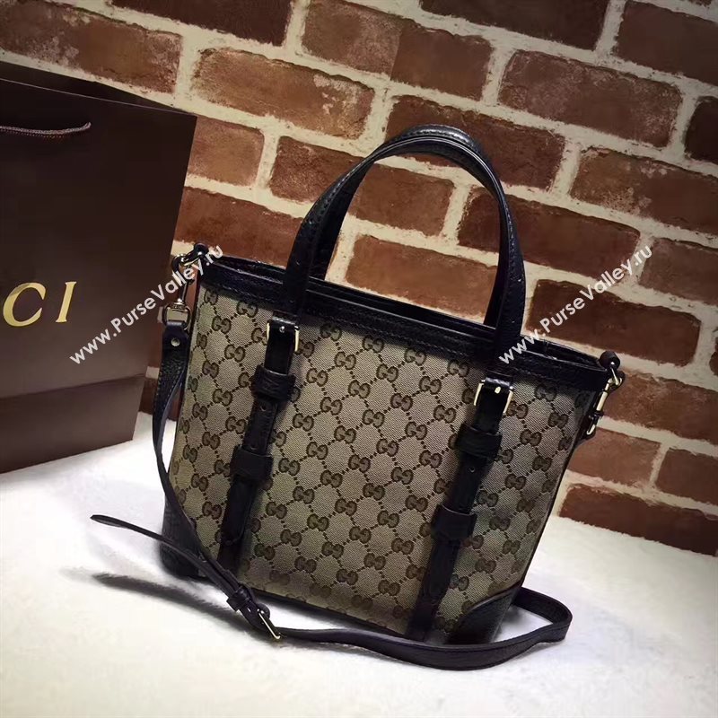 Gucci small gray with black handbag shoulder bag 6392