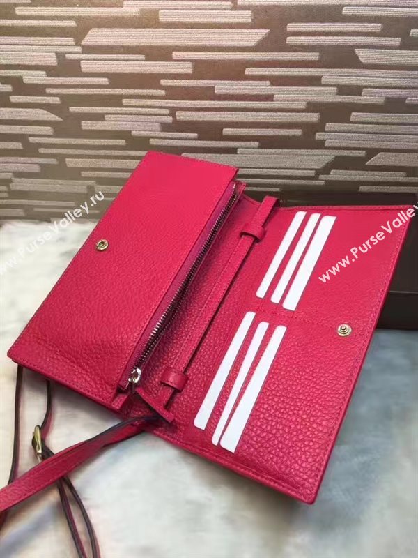 Gucci red wallet bag 6300