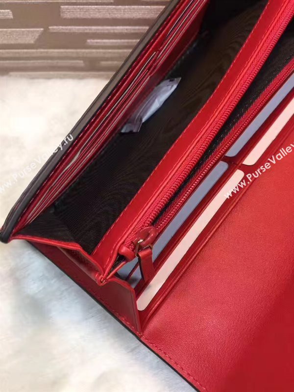 Gucci GG 2 fold wallet red bag 6302