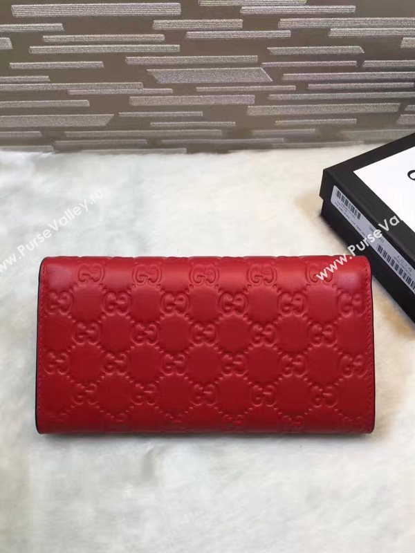 Gucci GG 2 fold wallet red bag 6302