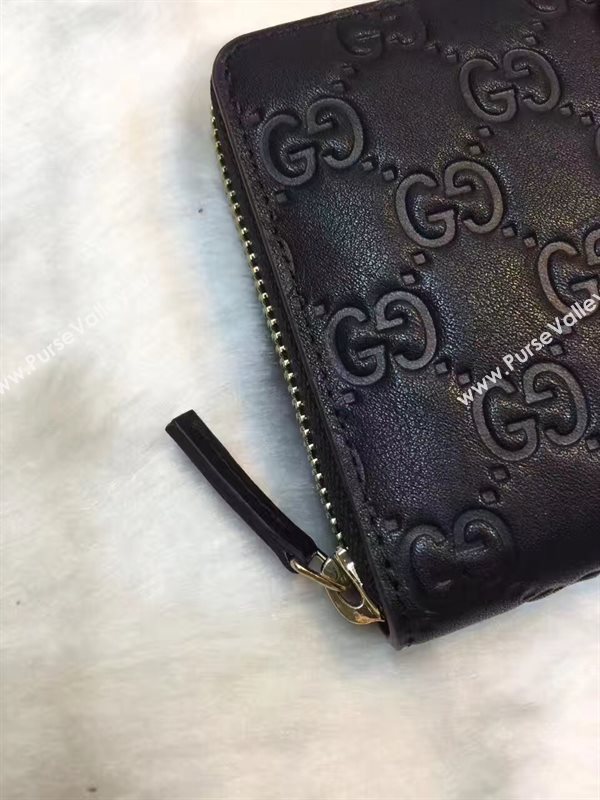Gucci black wallet GG bag 6304