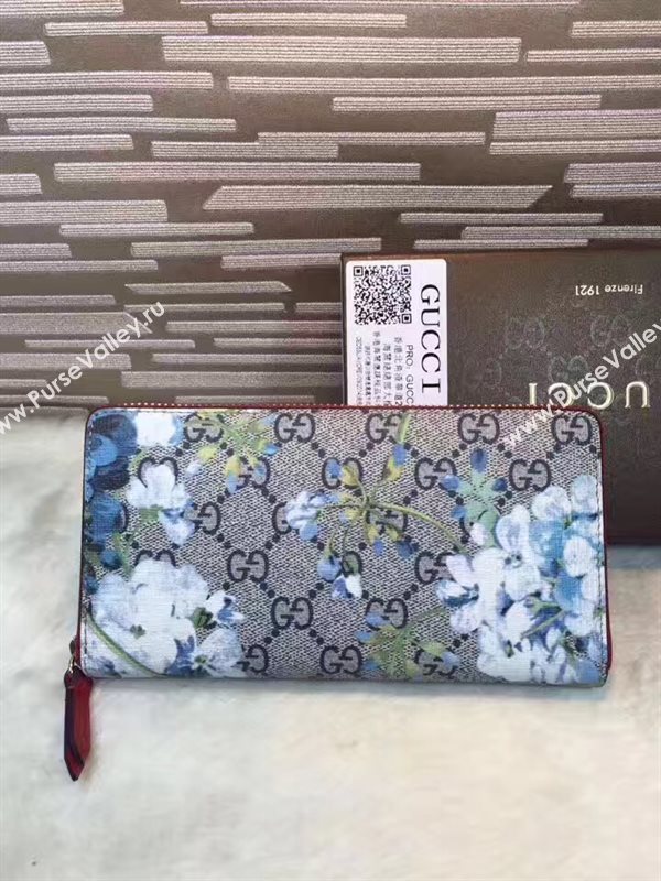 Gucci GG zipper wallet flower bag 6306