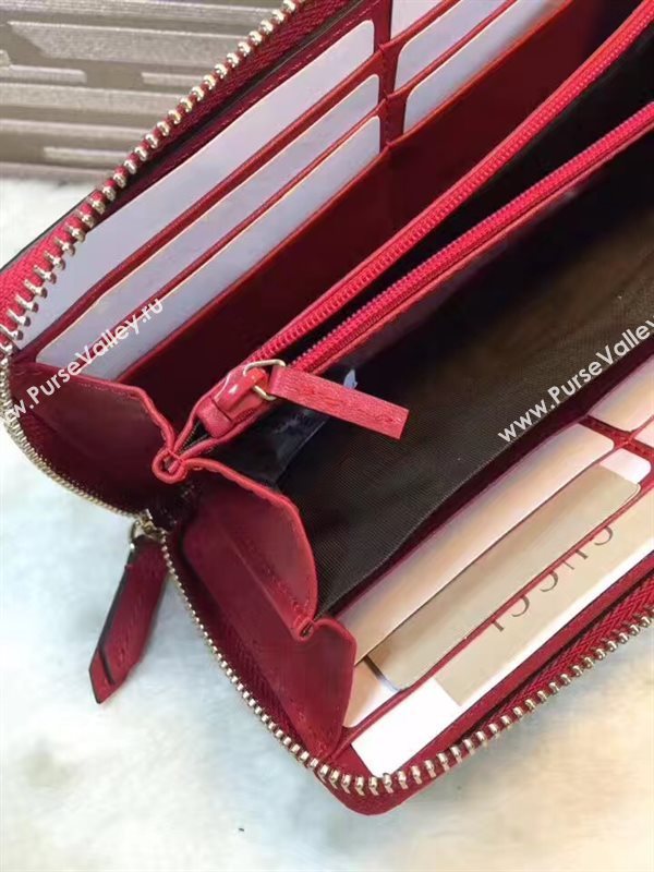 Gucci GG zipper wallet flower bag 6306