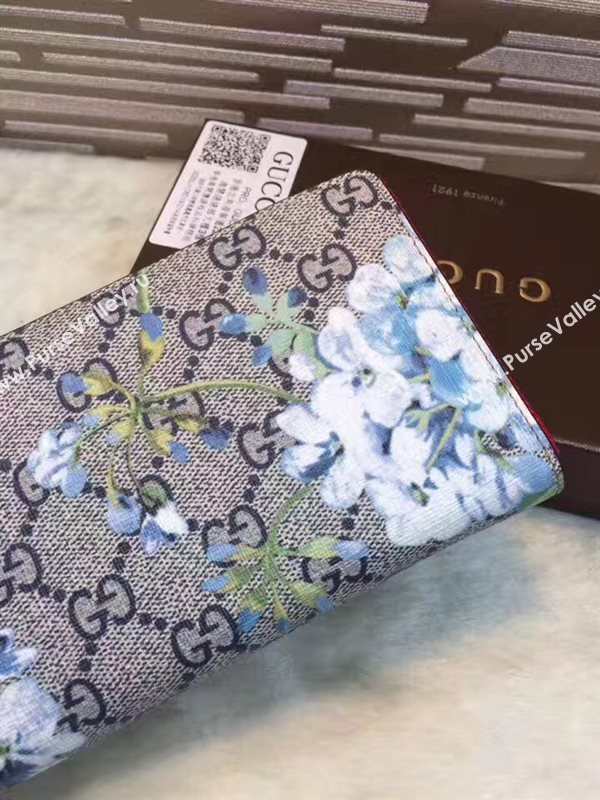 Gucci GG zipper wallet flower bag 6306