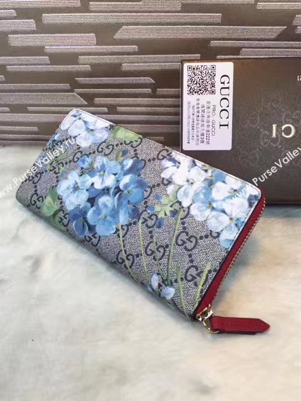Gucci GG zipper wallet flower bag 6306
