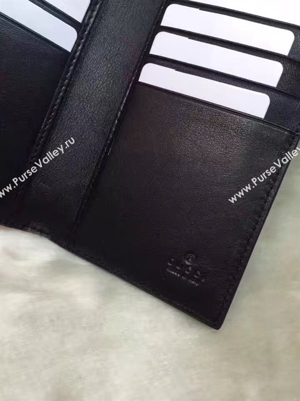 Gucci GG gray 2 wallet fold bag 6307