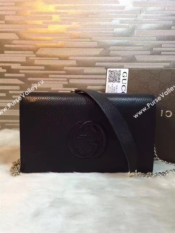 Gucci soho woc wallet shoulder black bag 6308