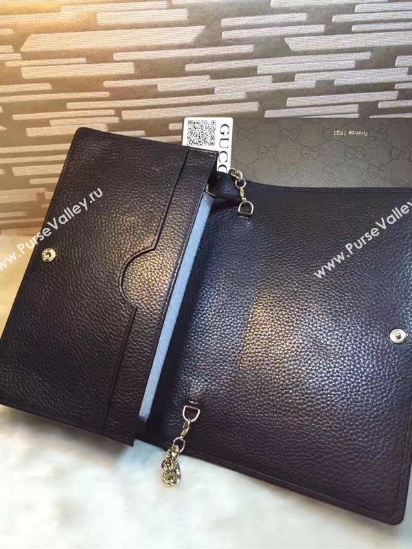 Gucci soho woc wallet shoulder black bag 6308