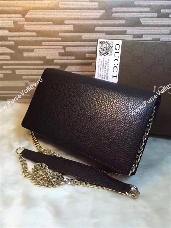 Gucci soho woc wallet shoulder black bag 6308