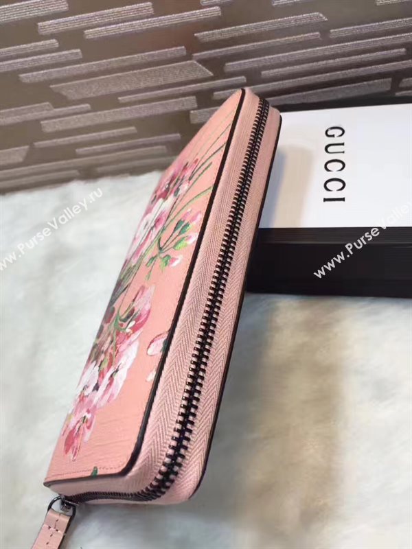 Gucci GG zipper wallet pink bag 6315