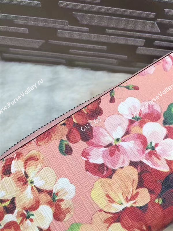 Gucci GG zipper wallet pink bag 6315