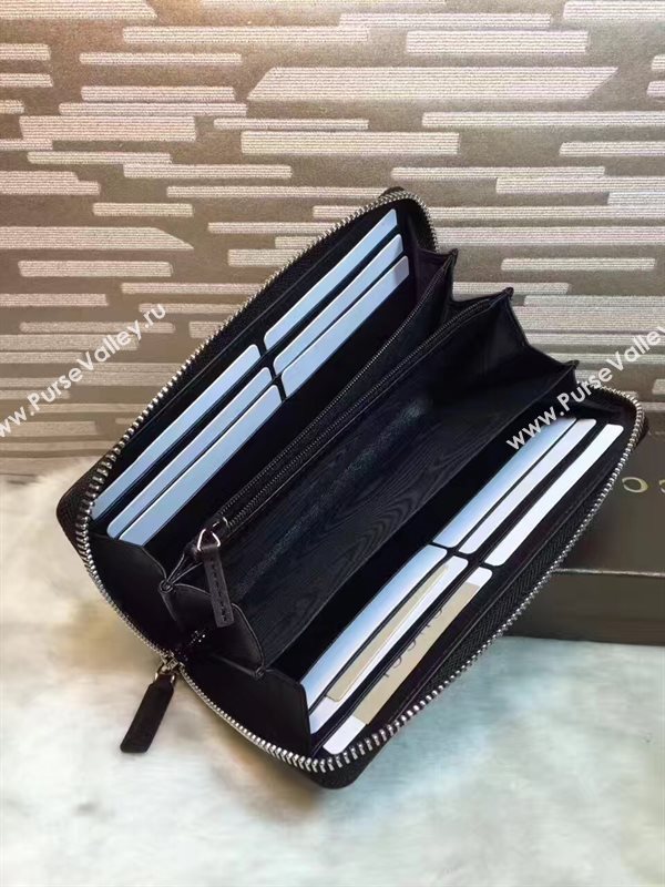 Gucci GG tri-gray wallet bag 6317