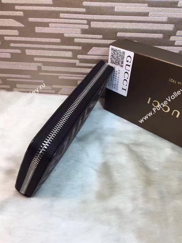 Gucci GG tri-gray wallet bag 6317