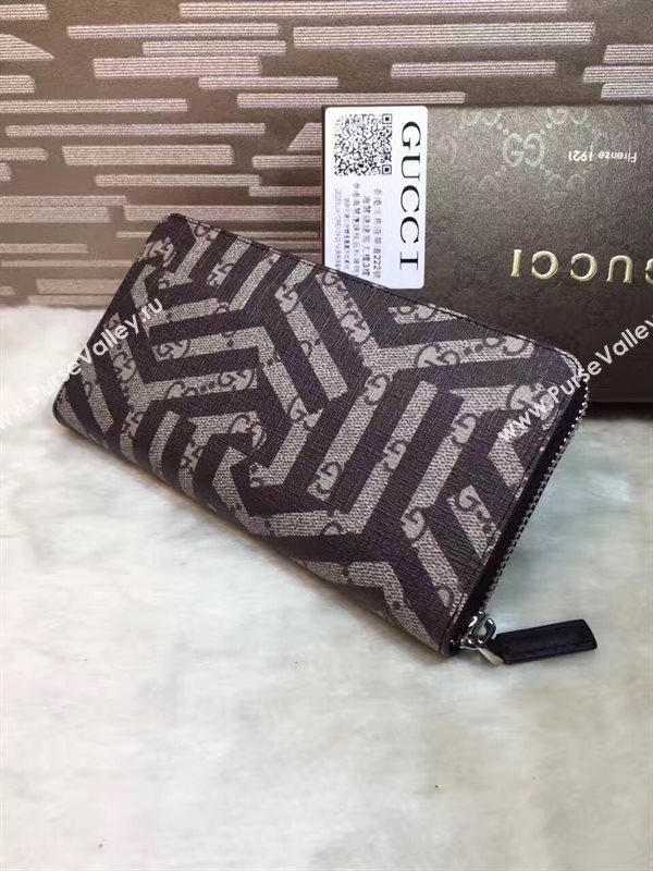 Gucci GG tri-gray wallet bag 6317