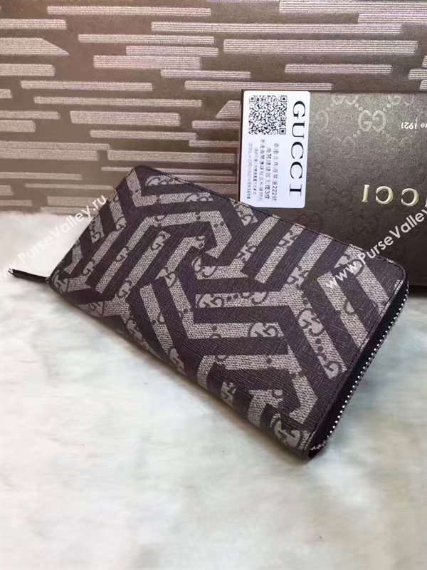 Gucci GG tri-gray wallet bag 6317