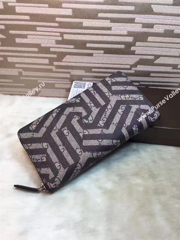 Gucci GG tri-gray wallet bag 6317