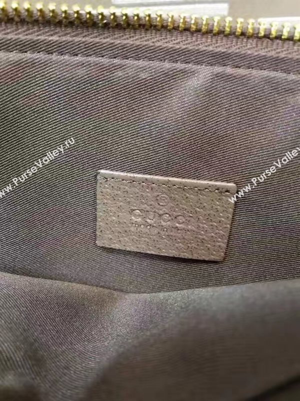 Gucci large tri clutch gray bag 6321