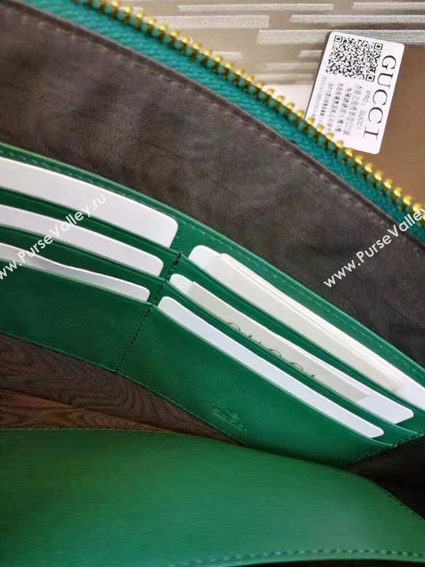 Gucci large clutch green bag 6322