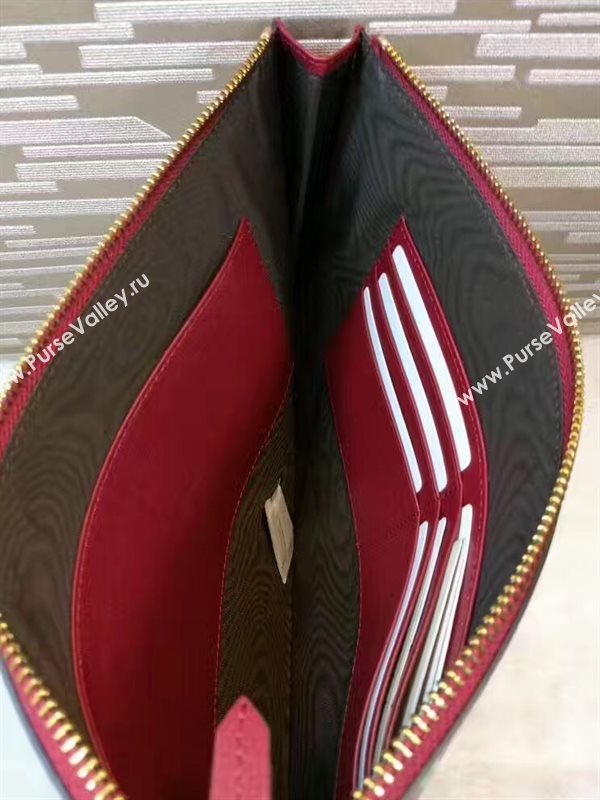 Gucci large tri clutch wine bag 6323