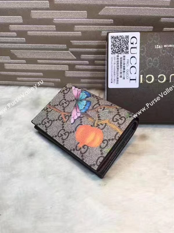 Gucci small tri gray wallet GG bag 6325