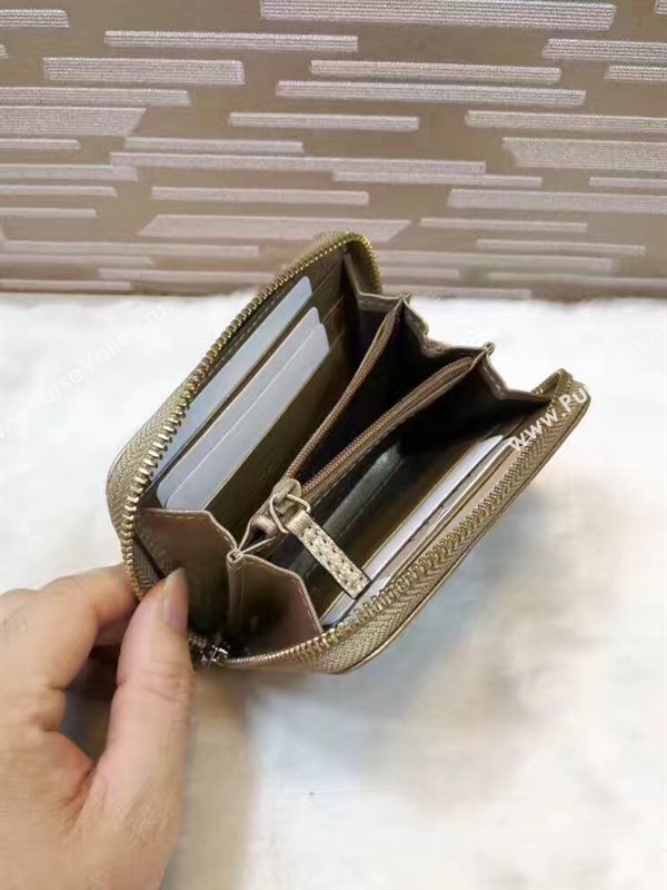Gucci small soho zipper wallet gold bag 6329