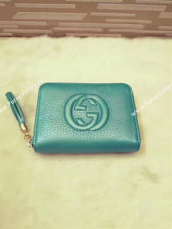 Gucci small soho wallet green bag 6330