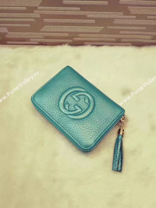 Gucci small soho wallet green bag 6330