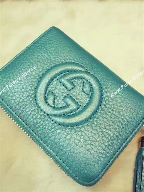 Gucci small soho wallet green bag 6330