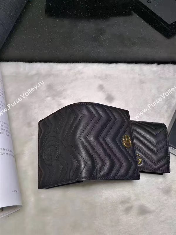 Gucci small GG wallet black bag 6334