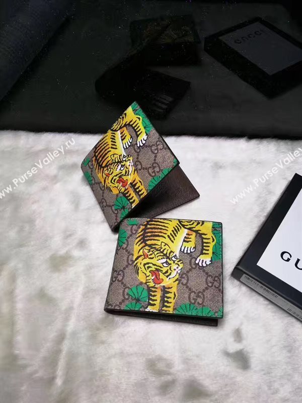 Gucci small tiger wallet GG bag 6336