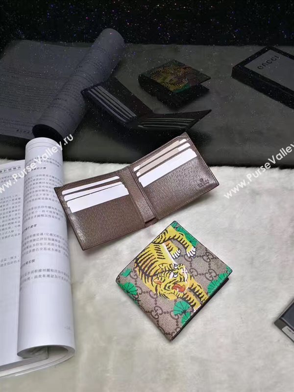 Gucci small tiger wallet GG bag 6336