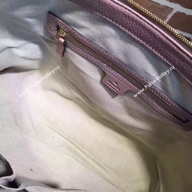 Gucci large shoulder tote pink gray bag 6443