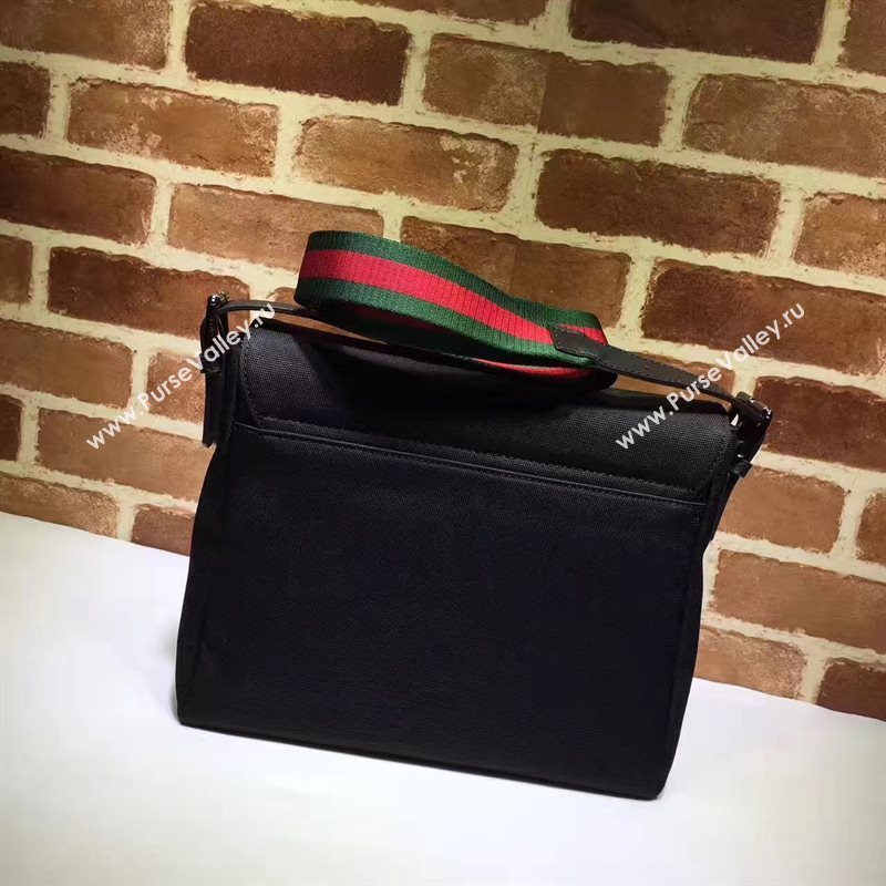 Gucci men black messenger bag 6444