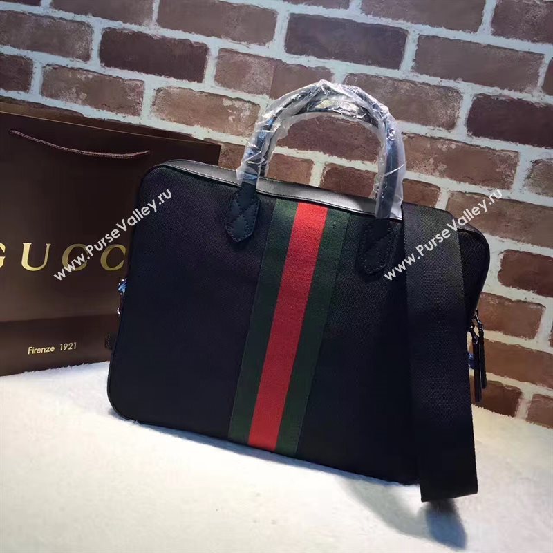 Gucci men shoulder tote red black bag 6445