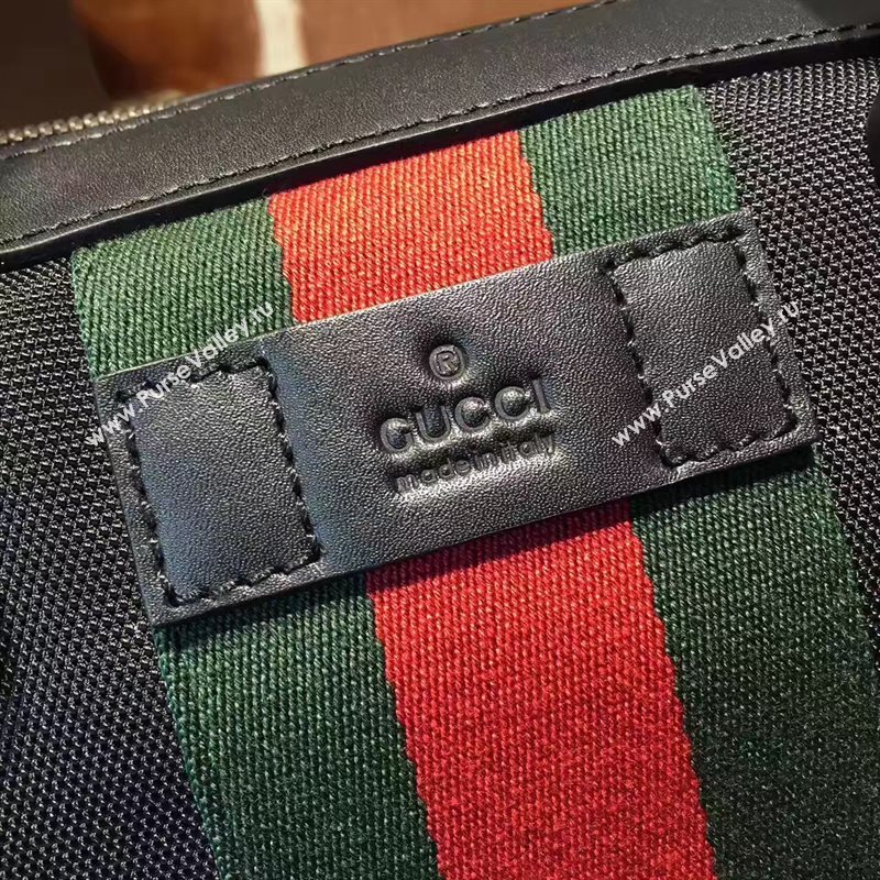 Gucci men shoulder tote red black bag 6445