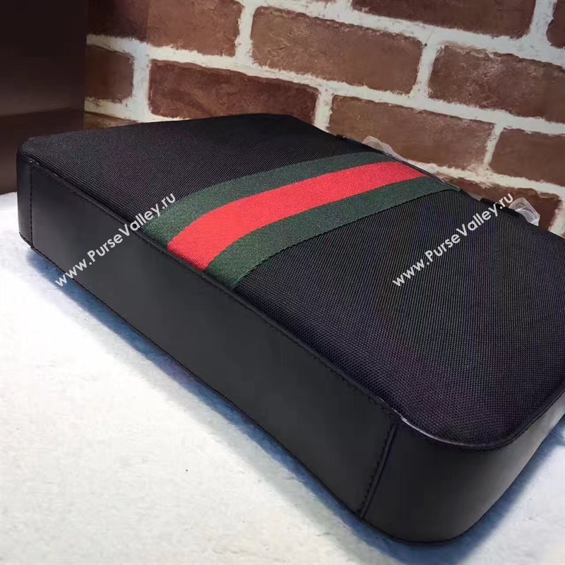 Gucci men shoulder tote red black bag 6445