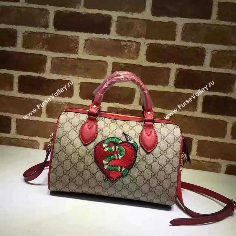 Gucci Boston shoulder tote wine with bag 6446