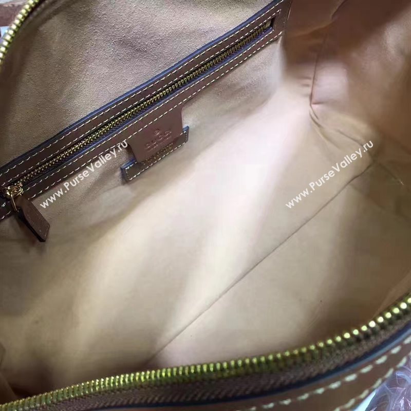 Gucci large Boston with tan leather tote shoulder bag 6448