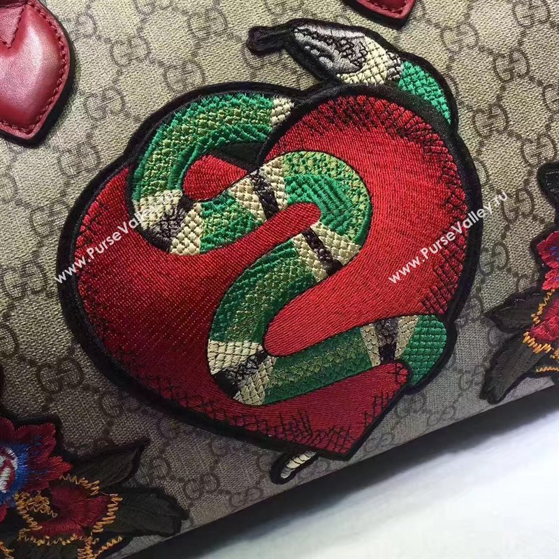 Gucci large Boston with red leather tote shoulder bag 6449