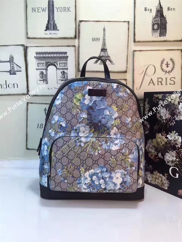 Gucci large backpack gray flower v bag 6452