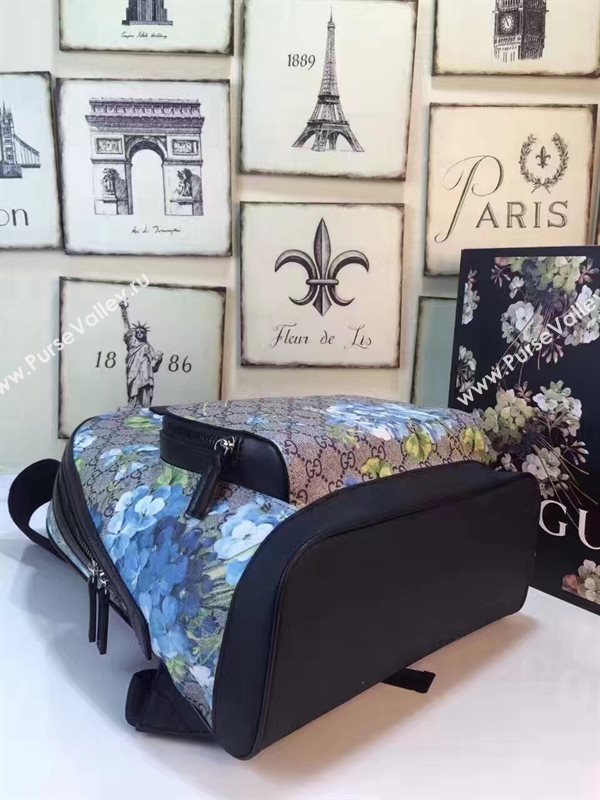 Gucci large backpack gray flower v bag 6452