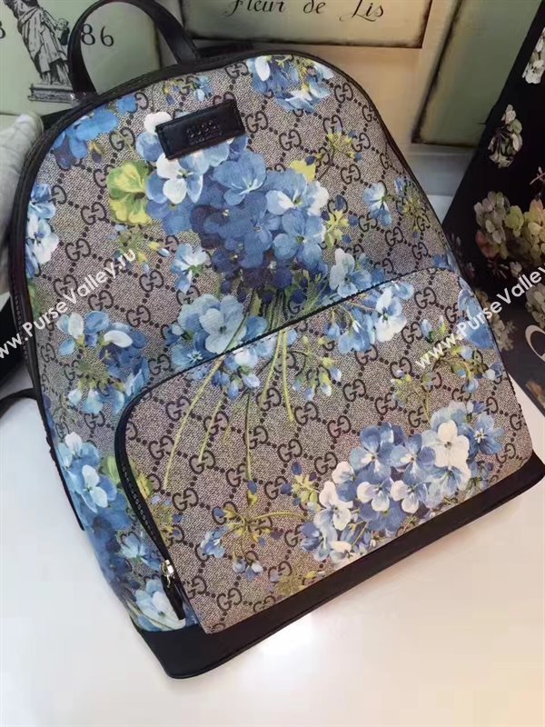Gucci large backpack gray flower v bag 6452