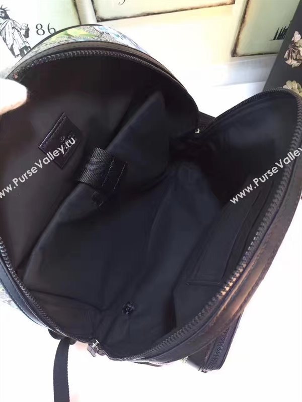 Gucci large backpack gray flower v bag 6452