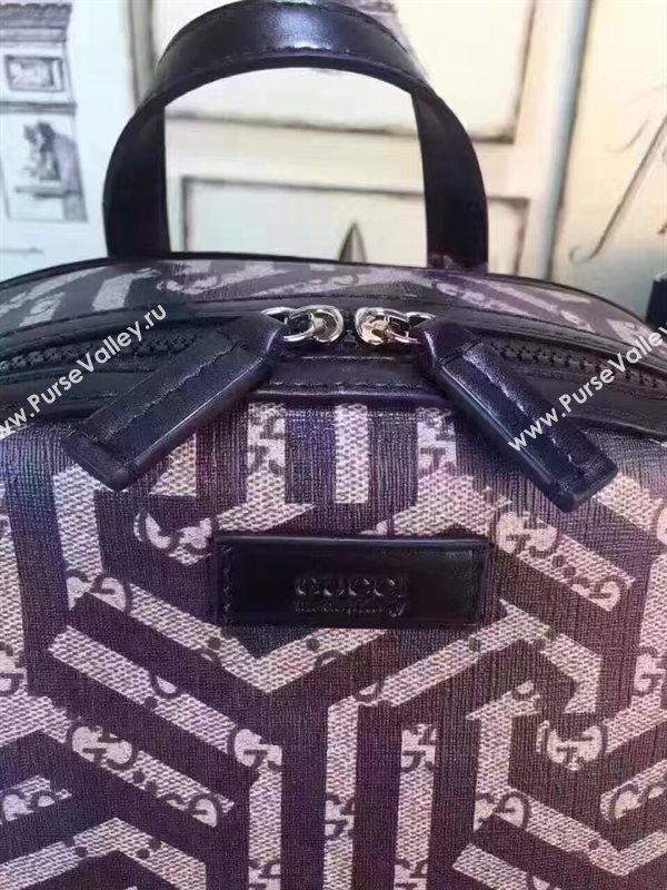 Gucci large backpack tri black gray bag 6454