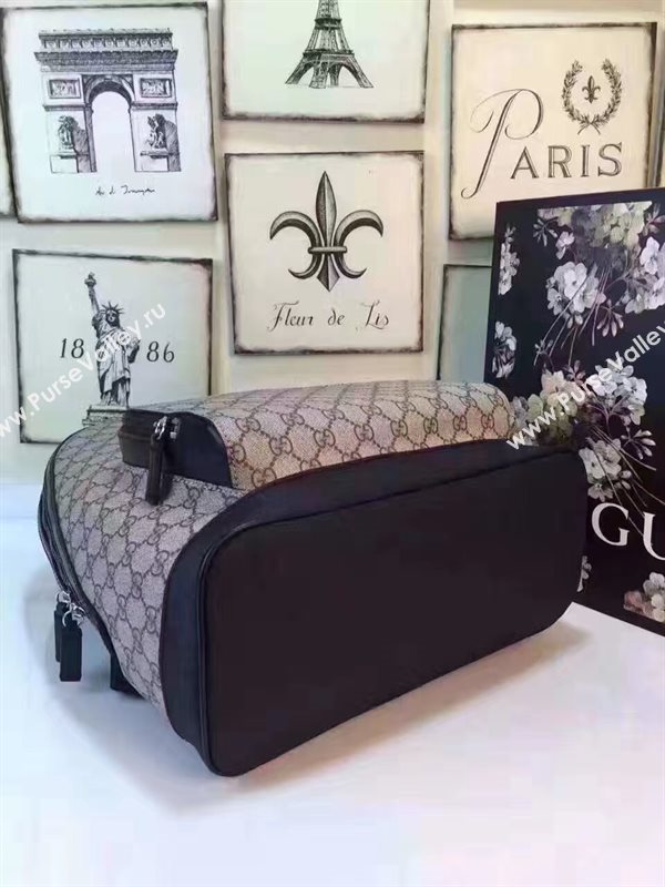 Gucci large backpack gray tri bag 6455