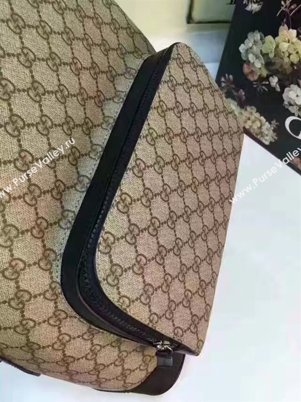 Gucci large backpack gray tri bag 6455