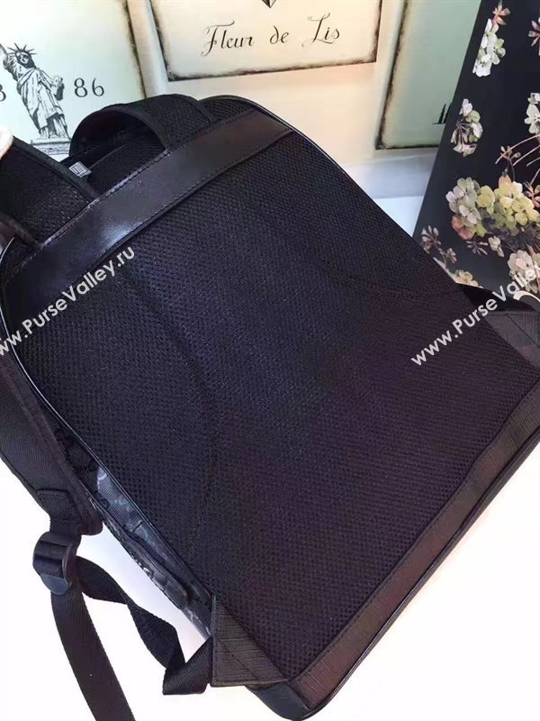 Gucci large black backpack bag 6456