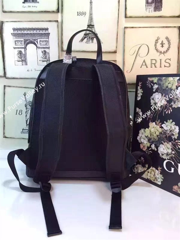Gucci large black backpack bag 6456