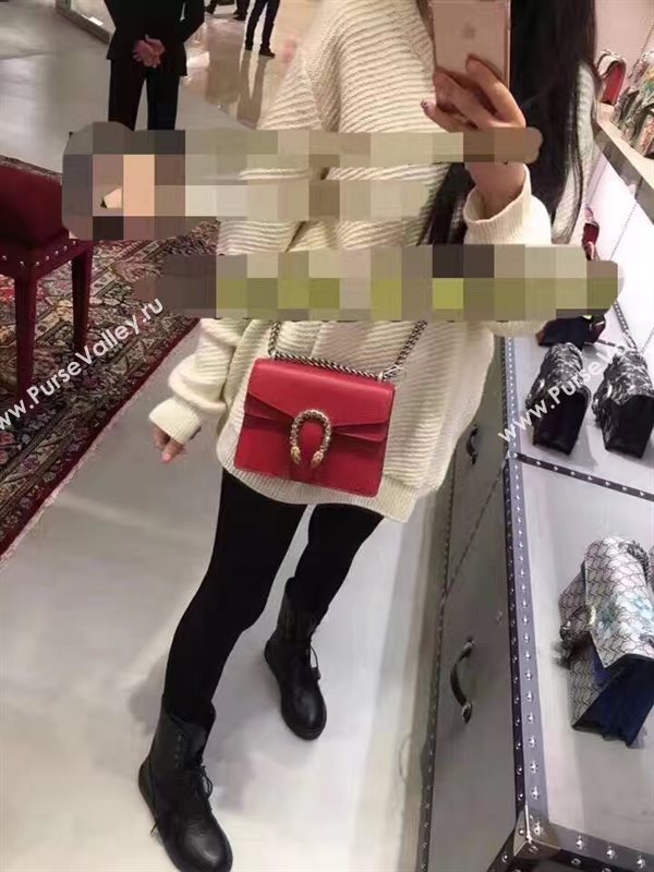 Gucci mini padlock red shoulder bag 6457