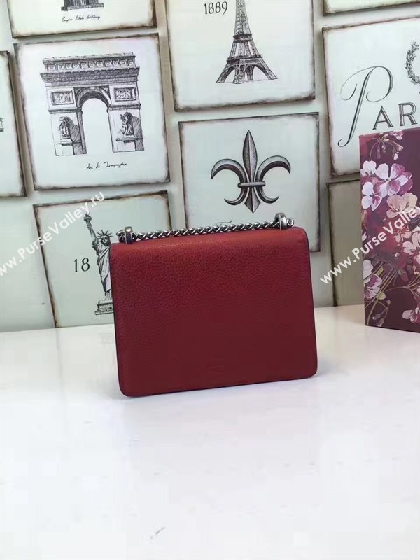 Gucci mini padlock red shoulder bag 6457